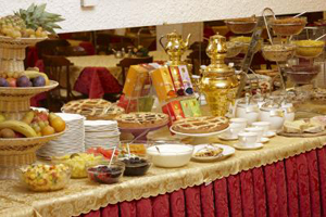 Frühstücksbuffet im Hotel Astoria***, Livigno